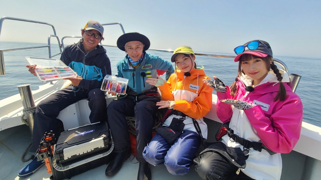 ヤリイカ釣りならまかせろ！ <br/>連発！鹿島灘でイカメタル