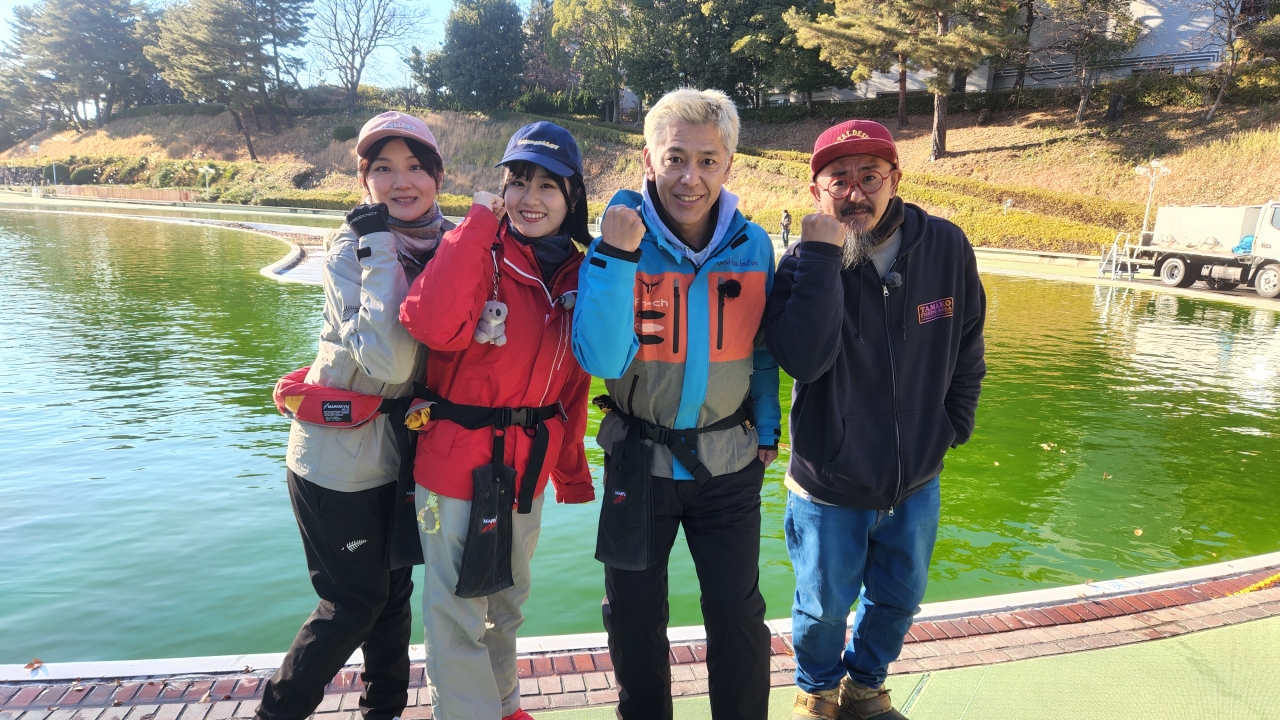 冬場の遊園地でエリアトラウト！？今週も家族や友人、カップルで楽しめるニジマス釣りならまかせろ！