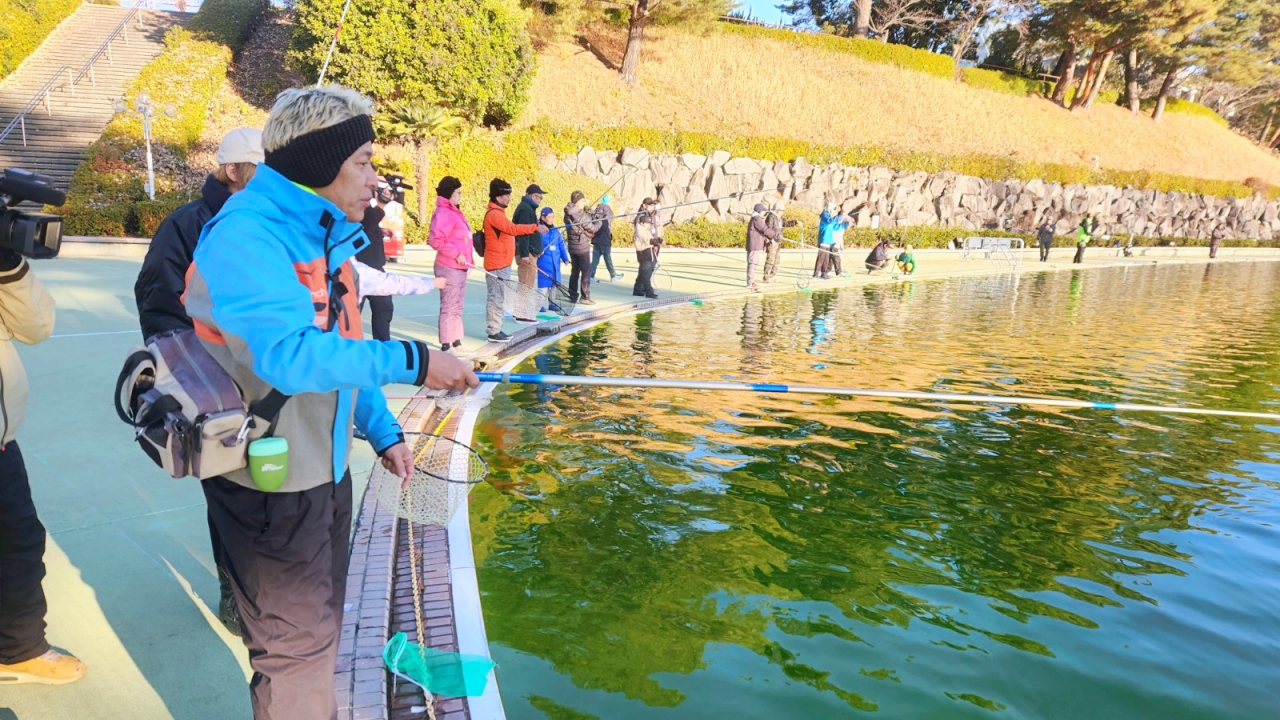 今夜優勝チームが決まる！第5回釣りまC U Pエリアトラウトならまかせろ！